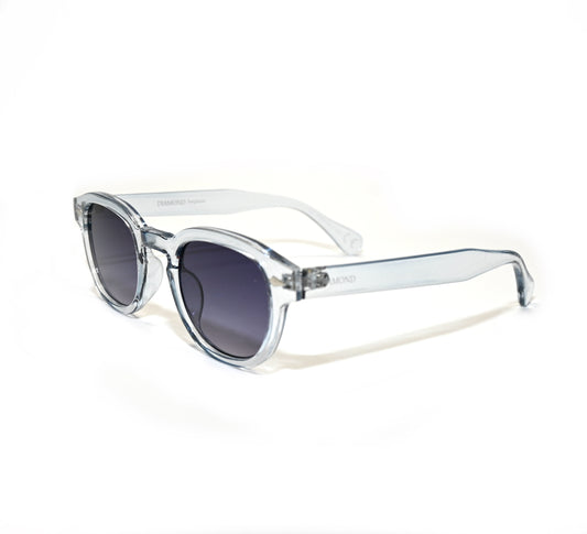 Diamond Berlino Trasparenti con lente blu sfumata