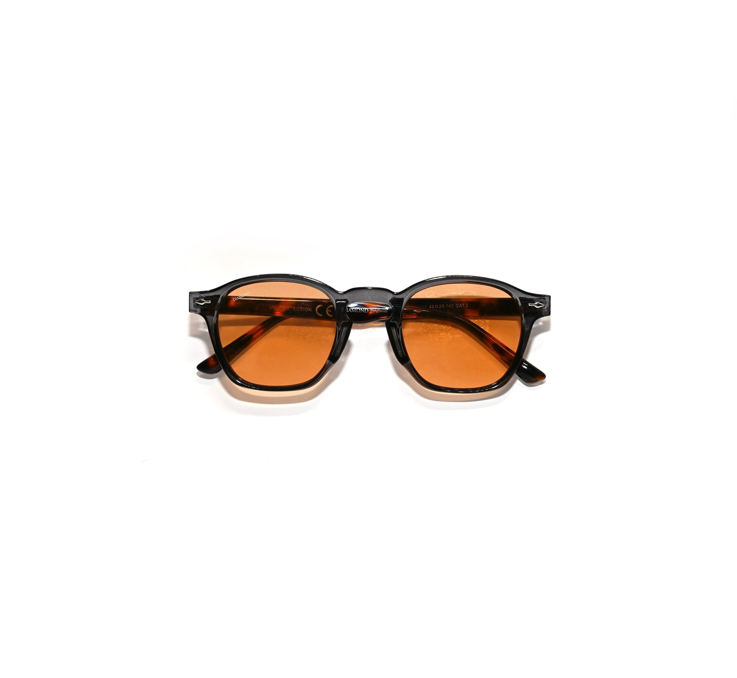 Diamond ™ Barcelona tartarugato con lenti arancioni